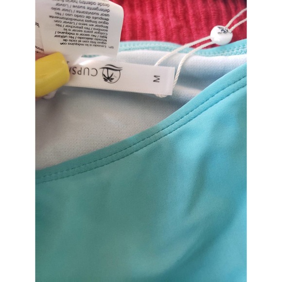 Nwt Shein blue two piece bathing suit - Picture 2 of 4